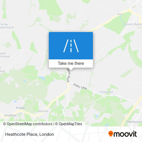 Heathcote Place map