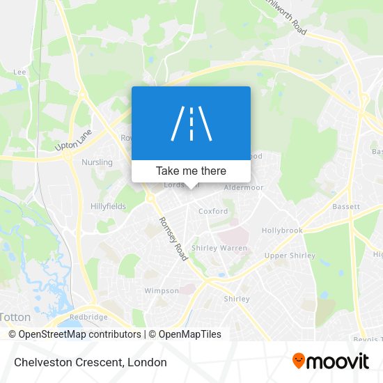 Chelveston Crescent map