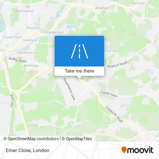 Emer Close map