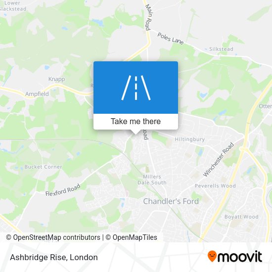 Ashbridge Rise map