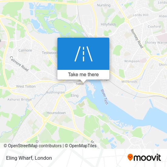 Eling Wharf map