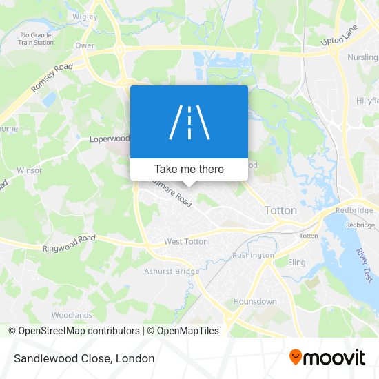 Sandlewood Close map