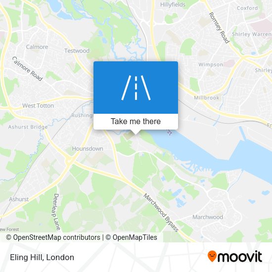 Eling Hill map
