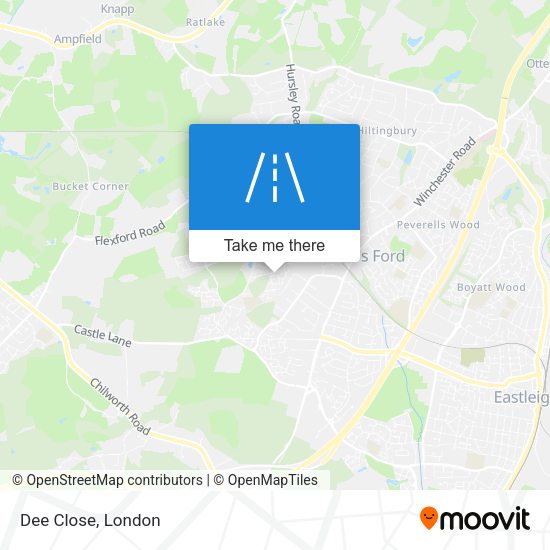 Dee Close map