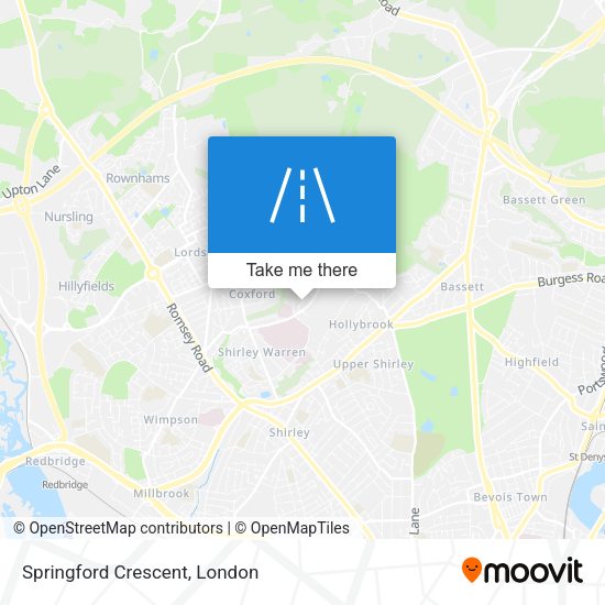 Springford Crescent map