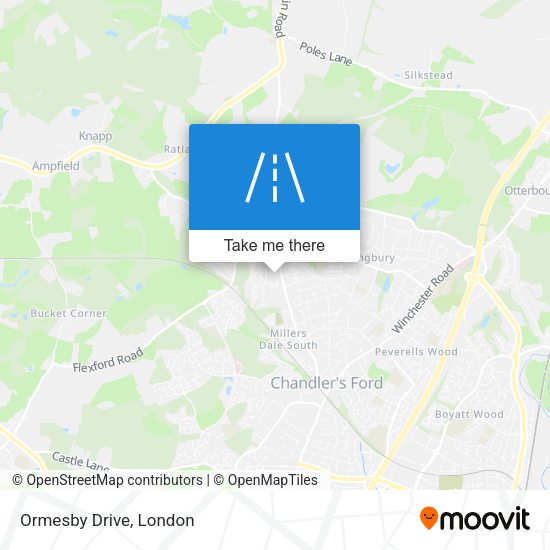 Ormesby Drive map