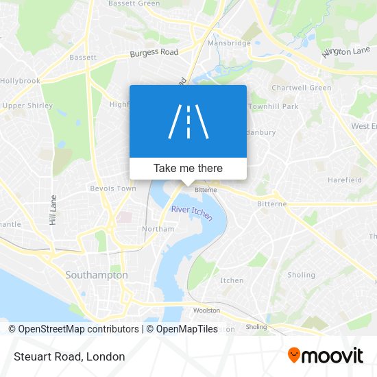 Steuart Road map