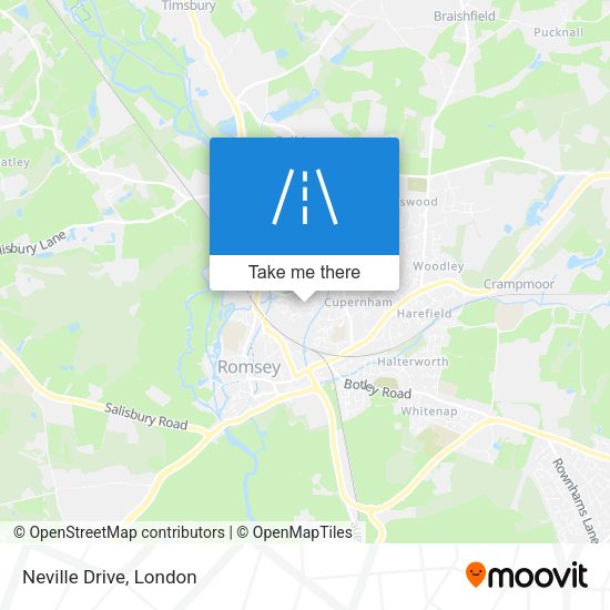 Neville Drive map