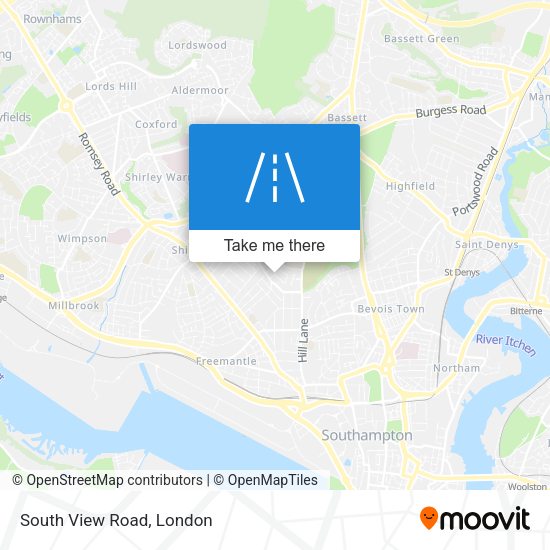 South View Road map