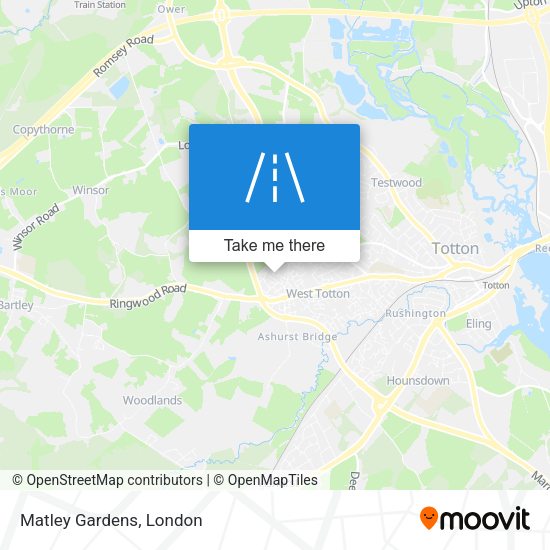 Matley Gardens map