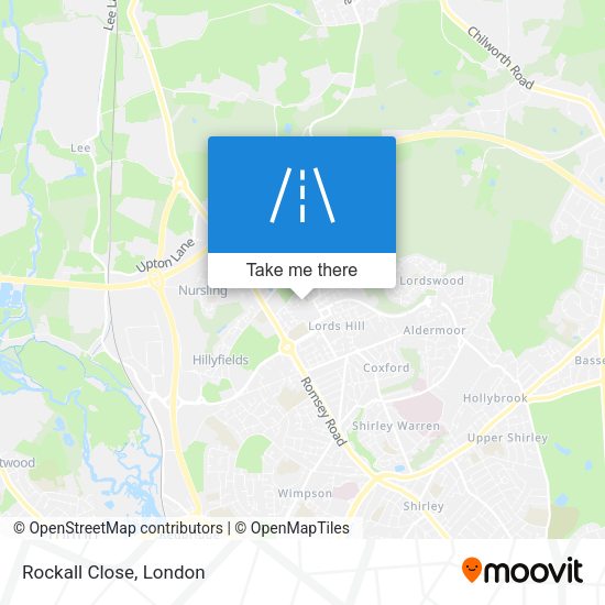 Rockall Close map