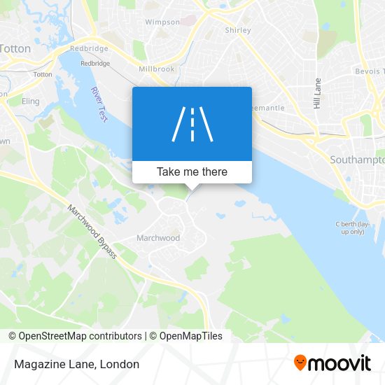 Magazine Lane map