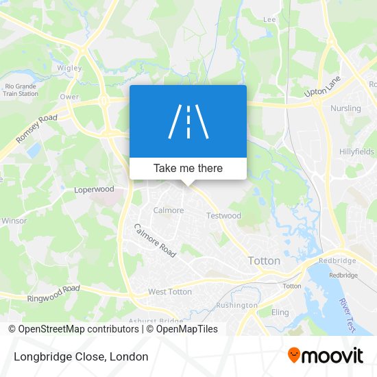 Longbridge Close map