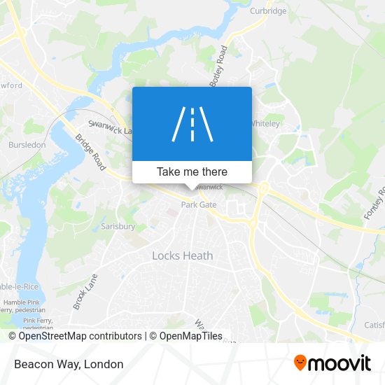 Beacon Way map