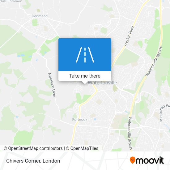 Chivers Corner map