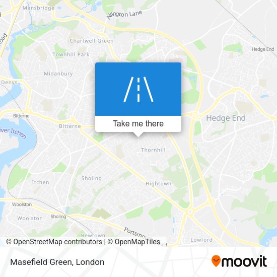 Masefield Green map