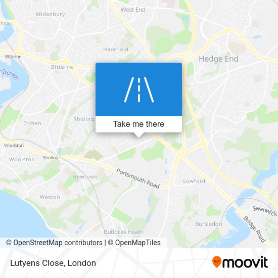 Lutyens Close map