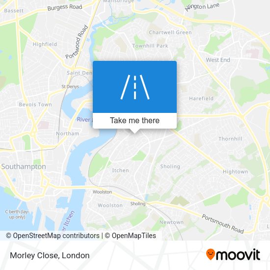 Morley Close map