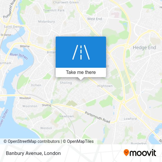 Banbury Avenue map
