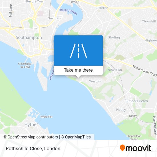 Rothschild Close map
