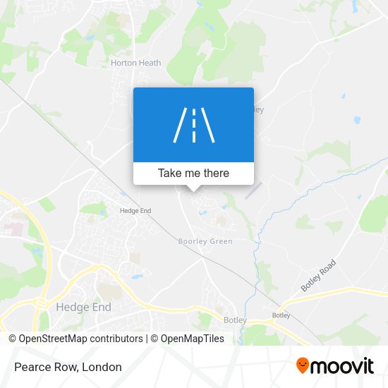 Pearce Row map