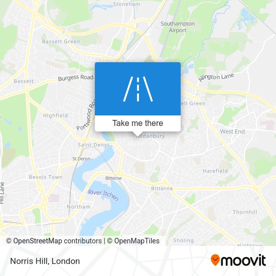 Norris Hill map