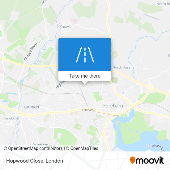 Hopwood Close map