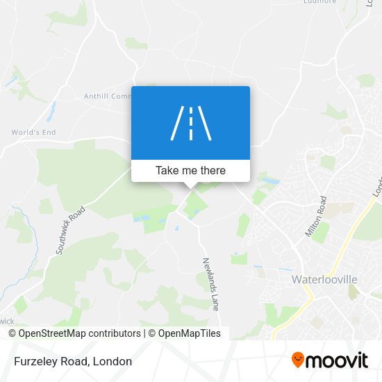 Furzeley Road map