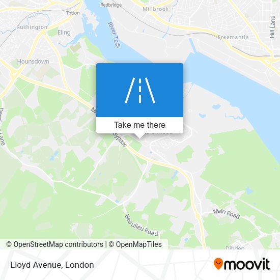 Lloyd Avenue map