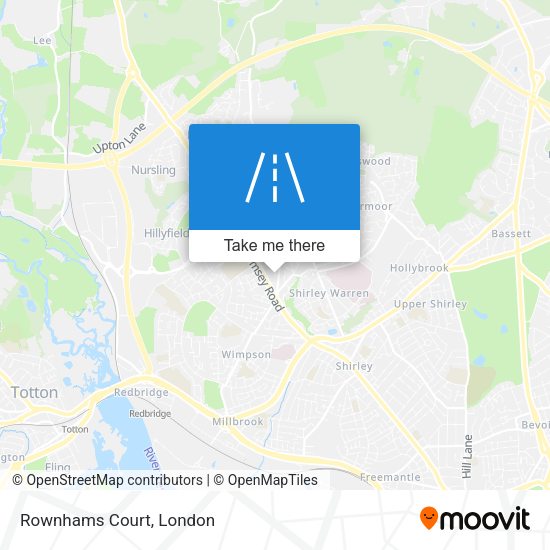 Rownhams Court map