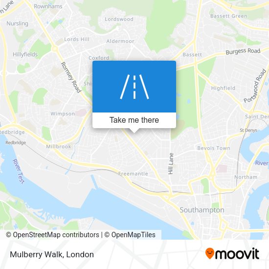 Mulberry Walk map