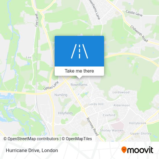 Hurricane Drive map