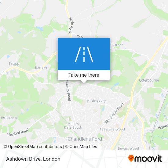 Ashdown Drive map
