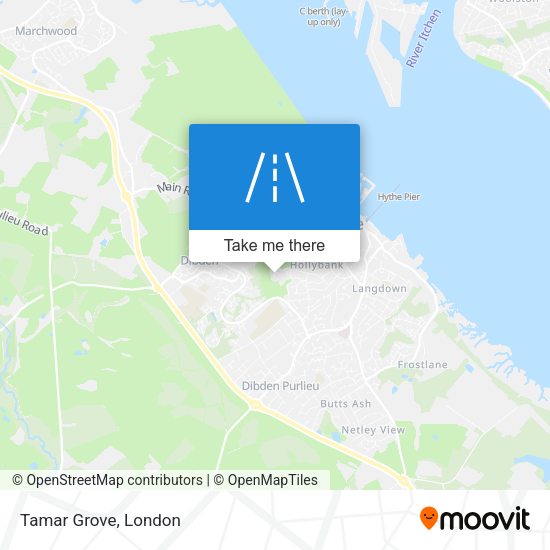 Tamar Grove map