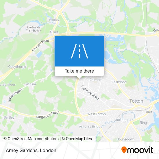 Amey Gardens map