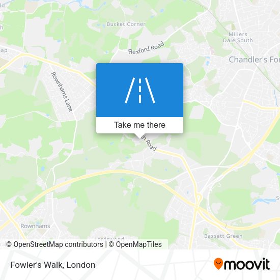 Fowler's Walk map