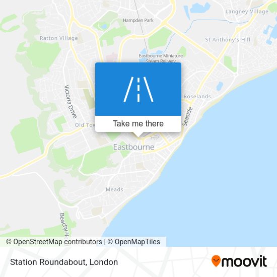 Station Roundabout map