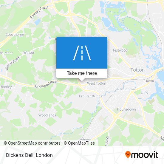 Dickens Dell map