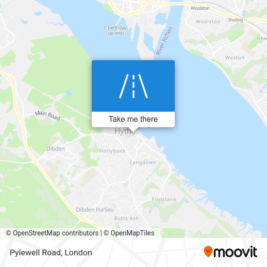 Pylewell Road map