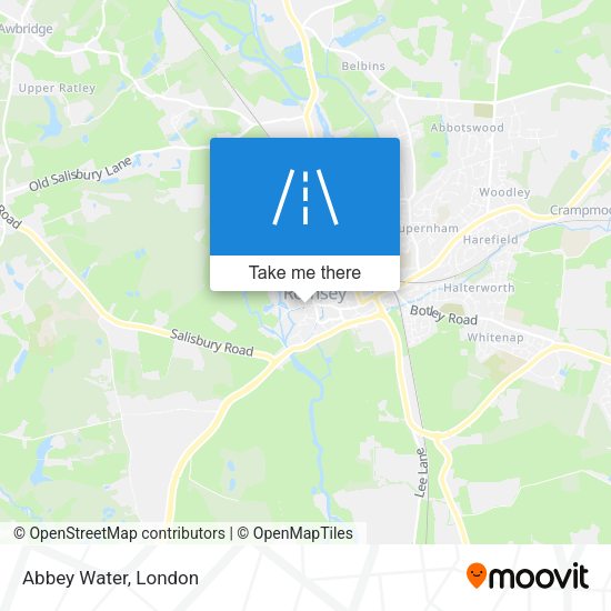 Abbey Water map