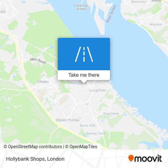 Hollybank Shops map