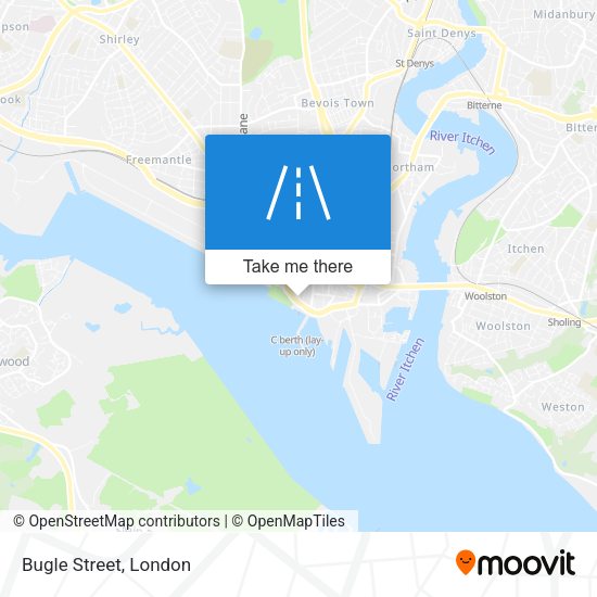 Bugle Street map