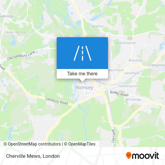 Cherville Mews map