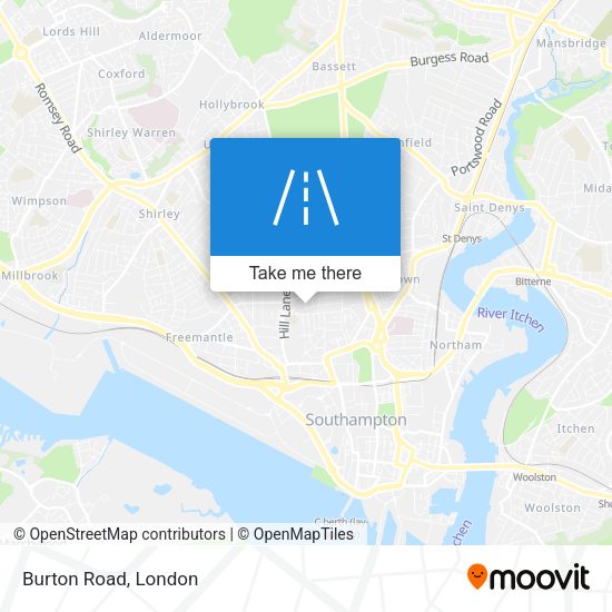 Burton Road map