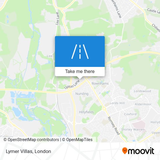 Lymer Villas map