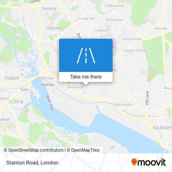 Stanton Road map