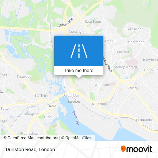 Durlston Road map