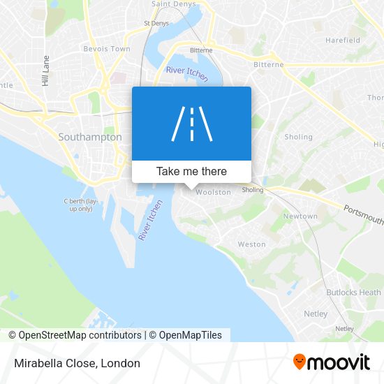 Mirabella Close map