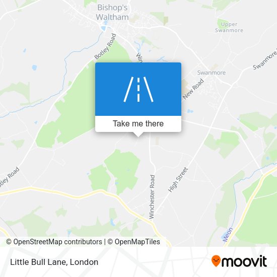 Little Bull Lane map