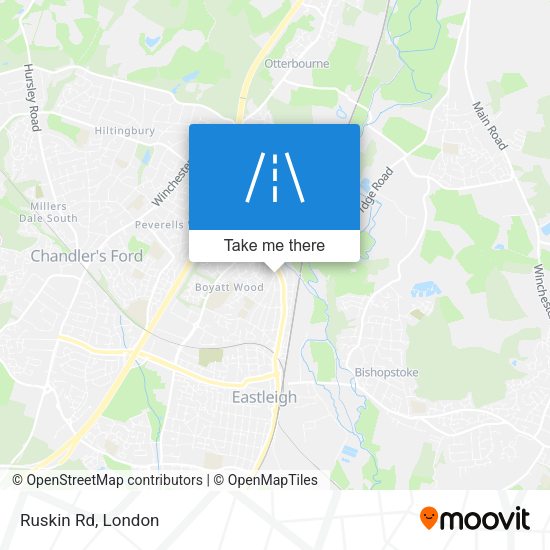 Ruskin Rd map